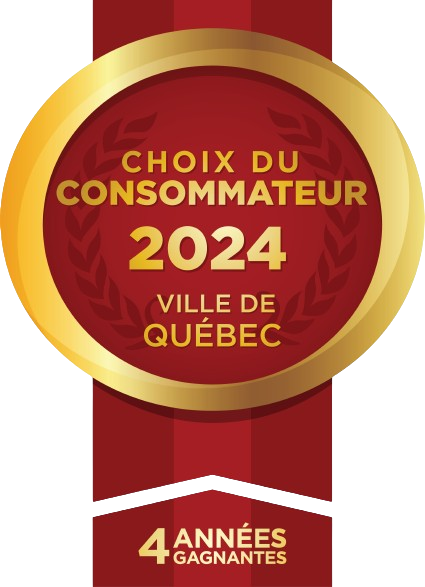 Choix du consommateur 2023 Ville de Québec 3 années gagnantes - Groupe Fissure Provincial